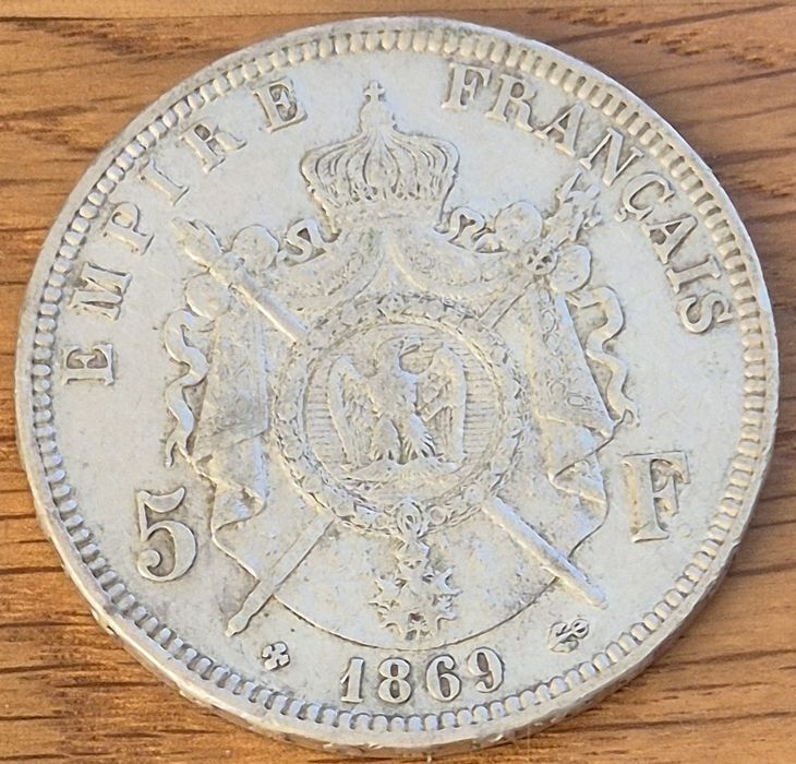 5 franków 1869 Francja