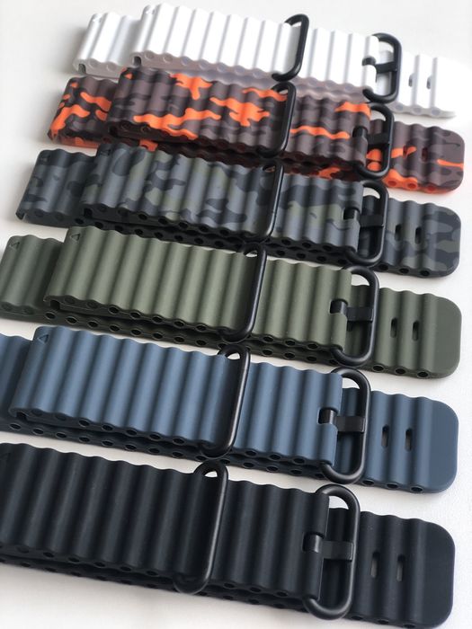 Ремінець Ocean strap для Garmin Fenix Tactix і ін 22 26mm силіконовий