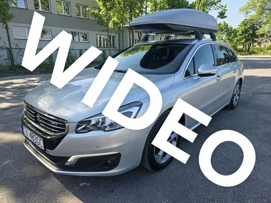Peugeot 508 Bezwypadkowy - Drugi Komolet Kół - Serwisowany - Dodatkowo Belki i Box