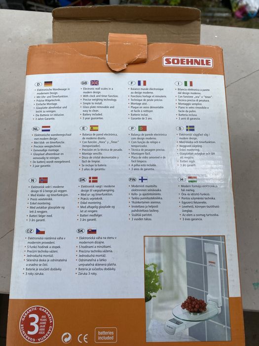 Balança digital de cozinha