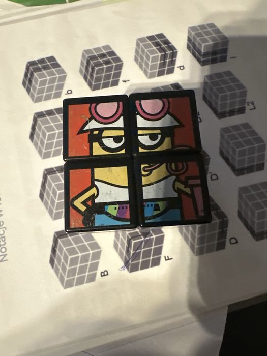 Kostka rubika 2x2 minionki