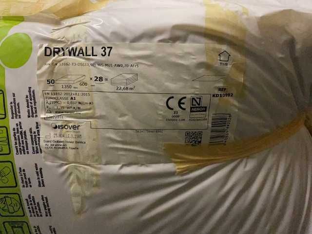 Lã Mineral Saint-Gobain Isover Drywall 37 – Nova / Resto de Obras