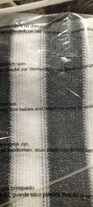 Roleta balkonowa w szarobiałe pasy,500x90