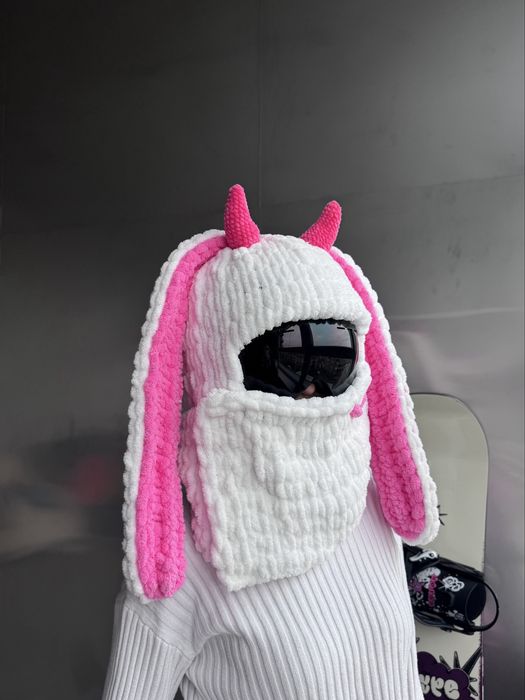 Плюшева балаклава на гірськолижний шолом