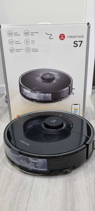 Робот пилосос Roborock S7 чорний