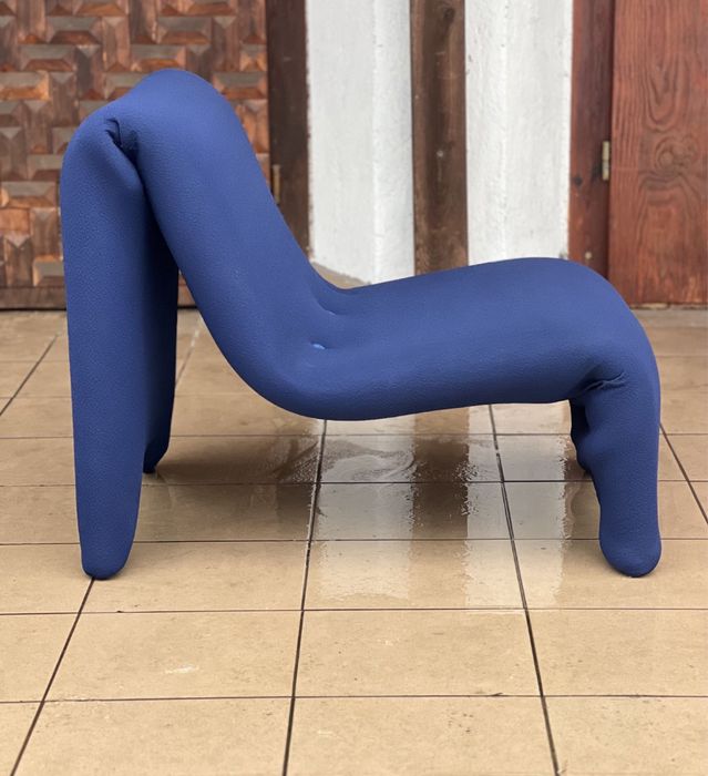 Mid century modern fotel w stylu Etienne Fermigier