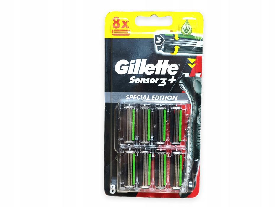Ostrza gillette sensor3+ do maszynek