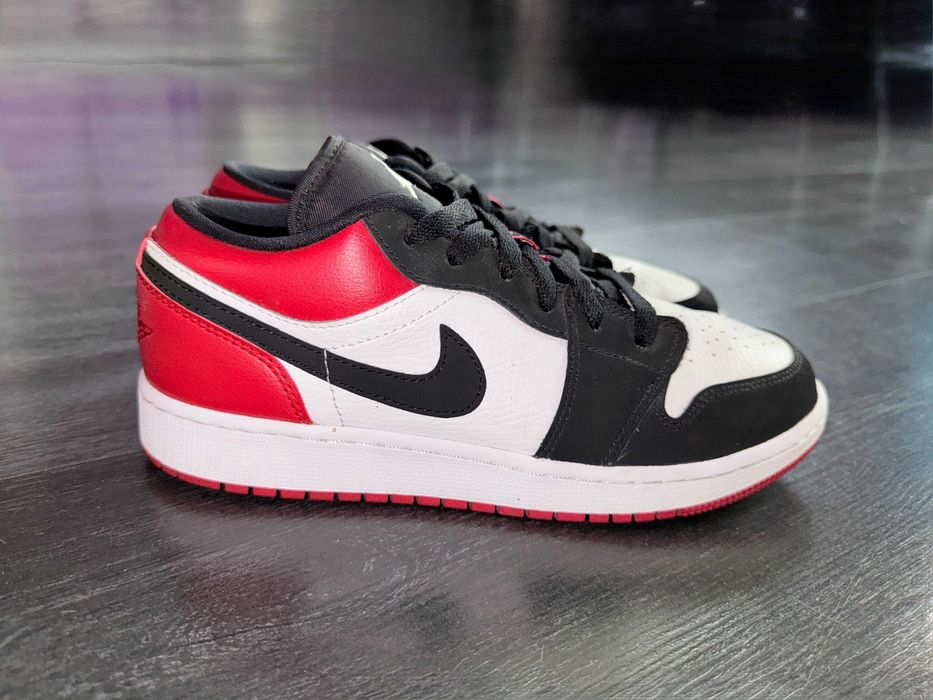 Шкіряні кросівки air jordan 1 low, оригінал, р-р 38, уст 24 см