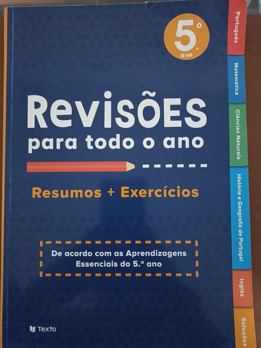 Ofereço livros Catequese + Revisões 5.° ano