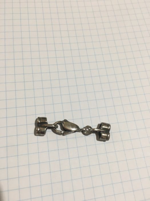 Карабин 925 проба , замочек для цепочки