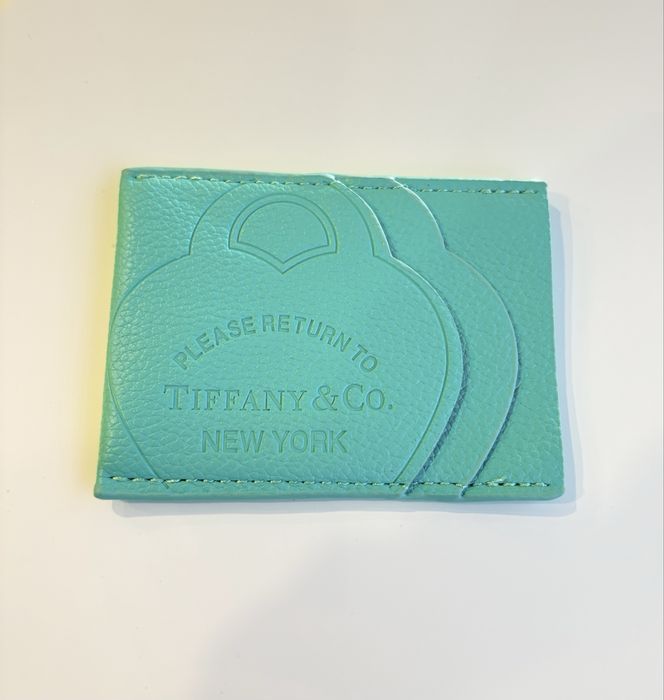 Кардхолдер у стилі Tiffani & Co. New York/ шкіряний гаманець тіффані