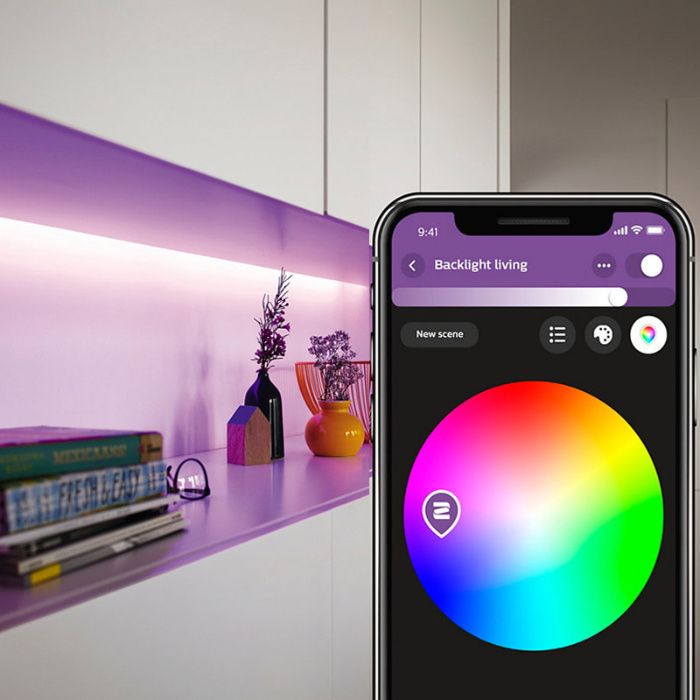 Fita LED PHILIPS HUE LightStrips Plus 2mt + Extensão 1mt