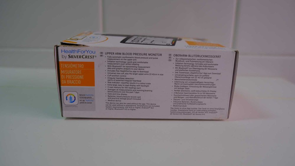 Tensiómetro SilverCrest c/conectividade a smartphone