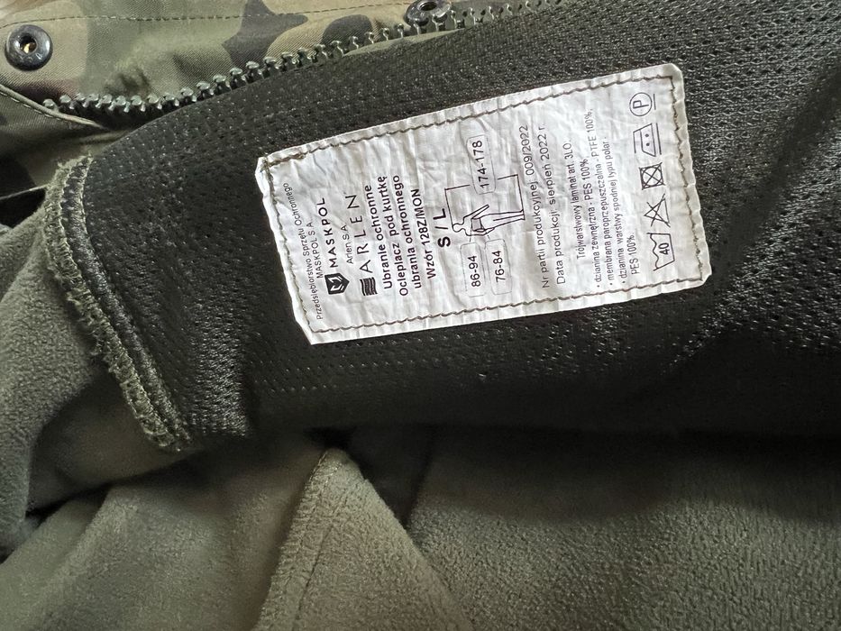 GORETEX MON WP rozmiar S/L kurtka+ocieplacz+spodnie