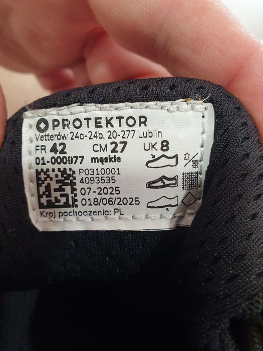 Buty wojskowe taktyczne PROTEKTOR roz. 42 NOWE