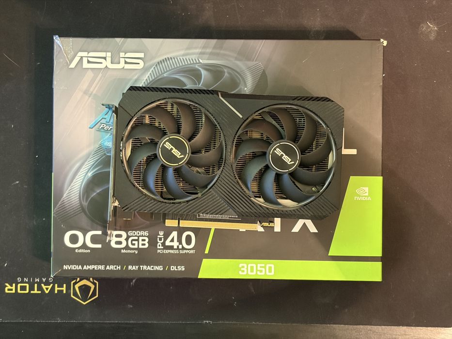 Відеокарта Asus Dual RTX 3050 8GB з коробкою