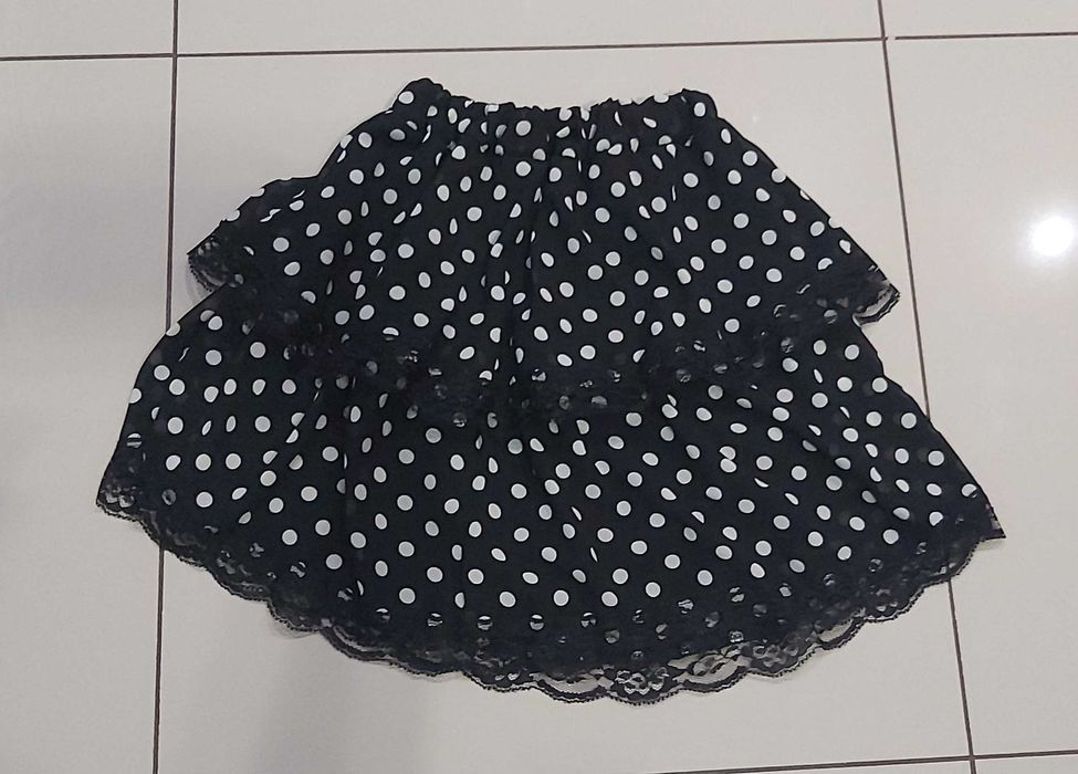 Spódniczka w grochy