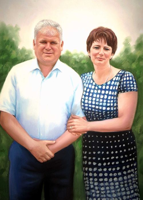 Портрет по фото на заказ карандашом или пастелью, ручная работа