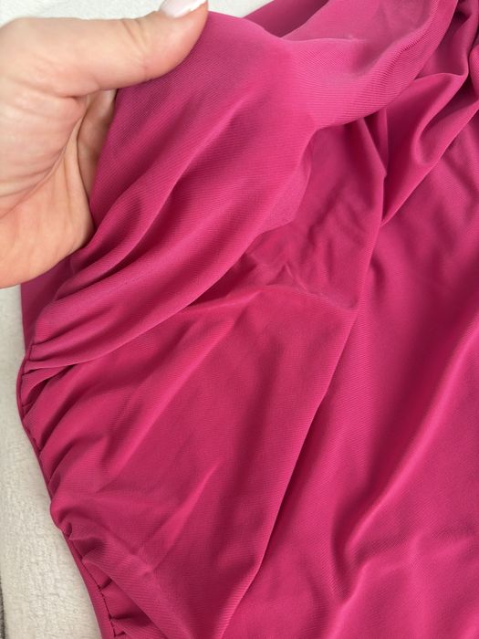 Sukienka fuksja magenta