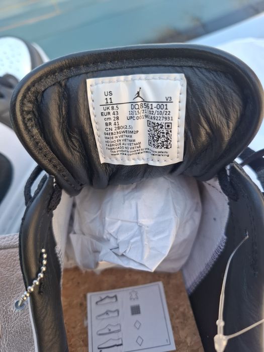 Nike Air Jordan 1 Low Silver / оригинал / 43