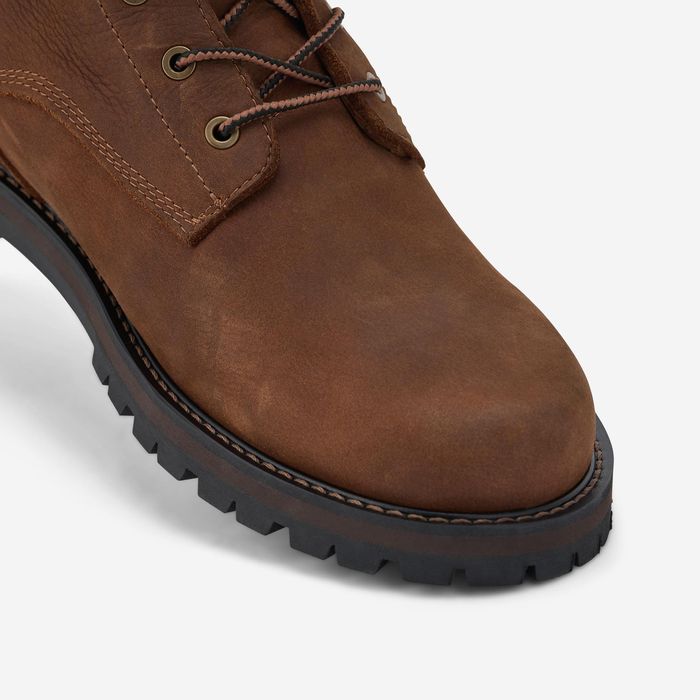 Botas de Caça Resistentes em Couro Crosshunt 510 HTG Castanho