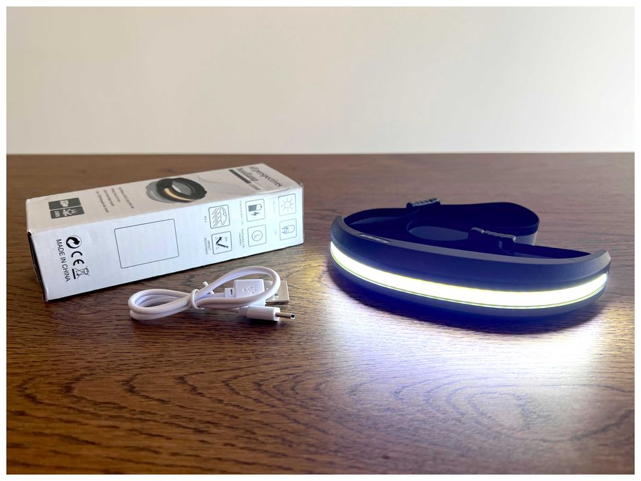 Fita Led para Cabeça - Nova - Carregamento USB