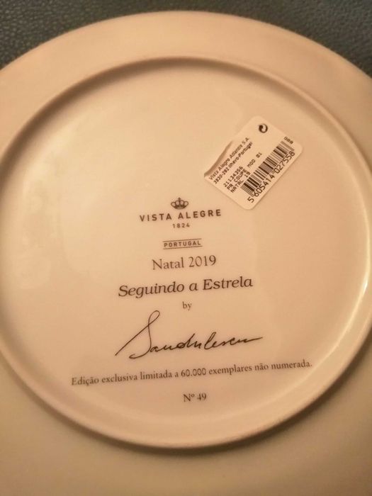 Pratos de Natal, vista alegre