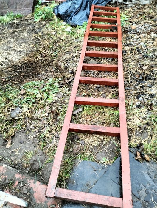 Металева драбина з ручками -  4500 грн