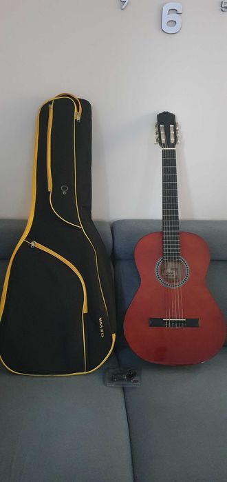 Gitara ever play z pokrowcem i stroikiem strun.