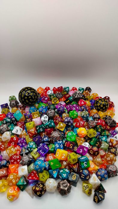 150 losowych kostek do gry 150 kości do gry d&d dnd