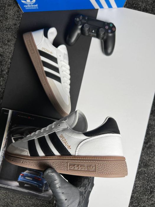 Чоловічі кросівки адідас Adidas Handball Spezial White Black [41-45]