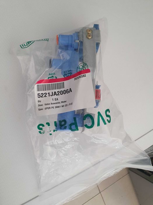 Conjunto de valvula de entrada de agua para frigorífico americano LG novo