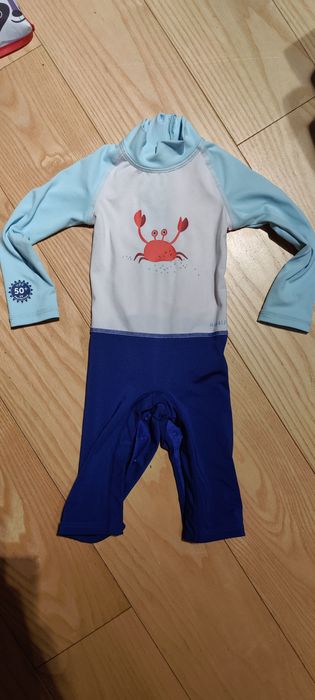Strój UV kąpielowy Nabaiji Decathlon 74cm 12 miesięcy
