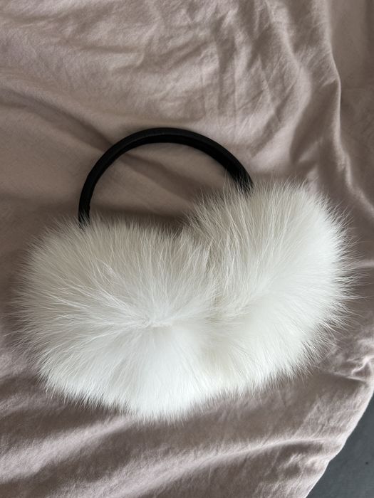 мехові навушники