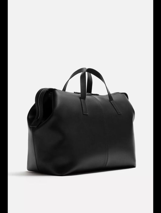 Saco De  Viagem Em Pele Zara NOVO