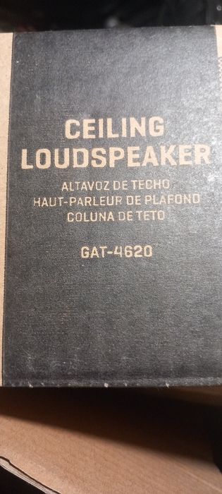 Coluna de som de tecto