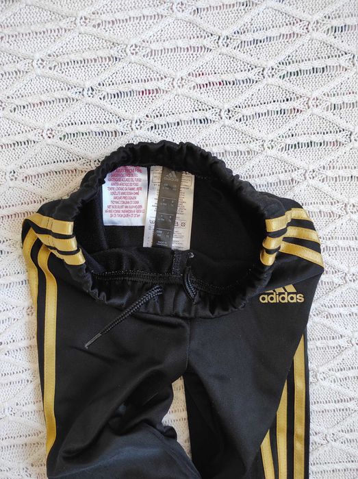 Dres adidas czarno złoty 74