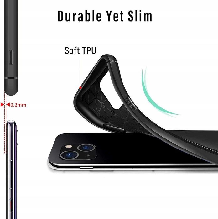 Etui do iPhone 13 Mini + szkło pancerne folia ochronna, pierścień
