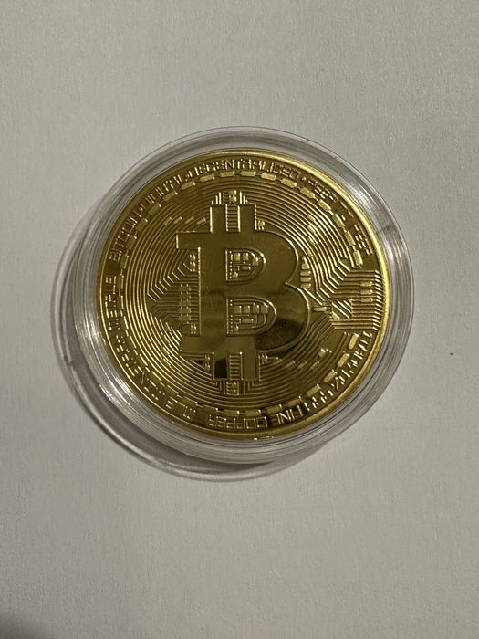 Сувенірна монета Bitcoin