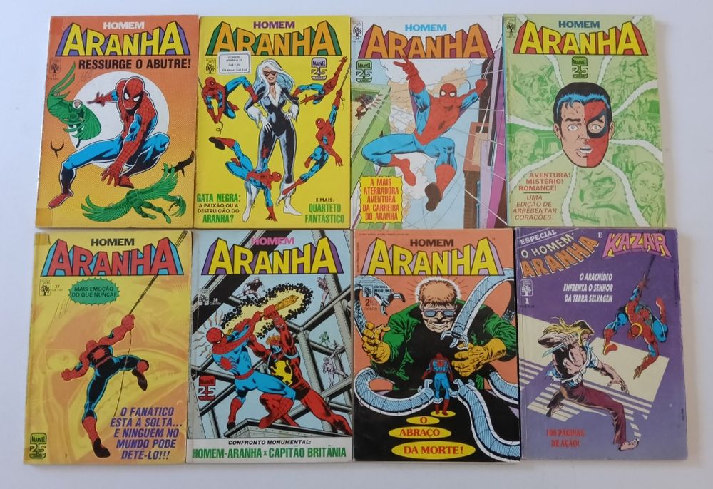53 Livros Homem Aranha e Hulk, da Abril e da Marvel