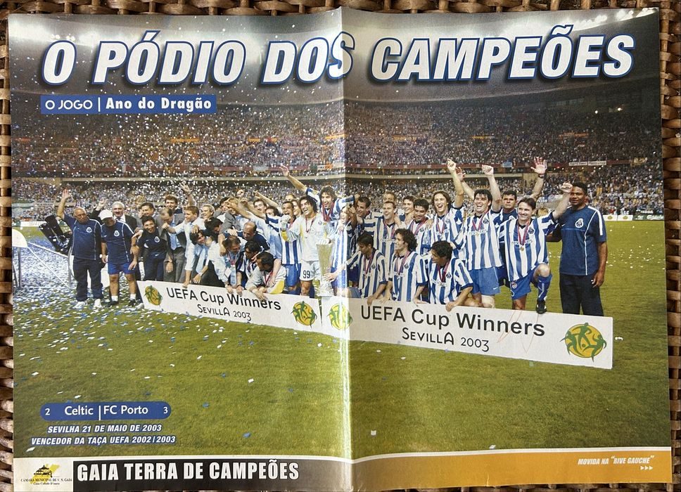 Poster FC Porto vencedor Taça UEFA 2003
