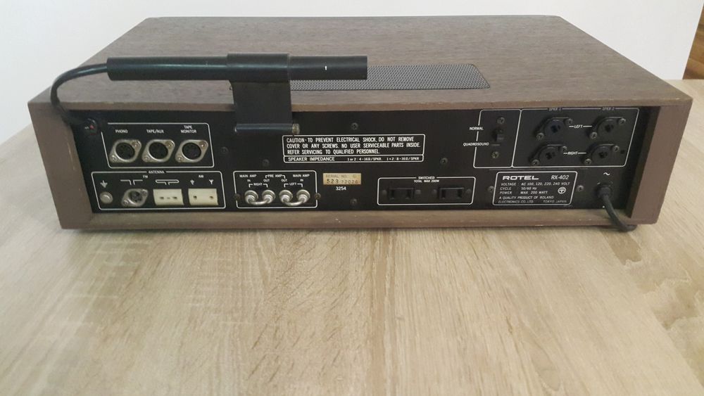 Amplituner Rotel RX-402 ORYGINALNY piękny dźwięk