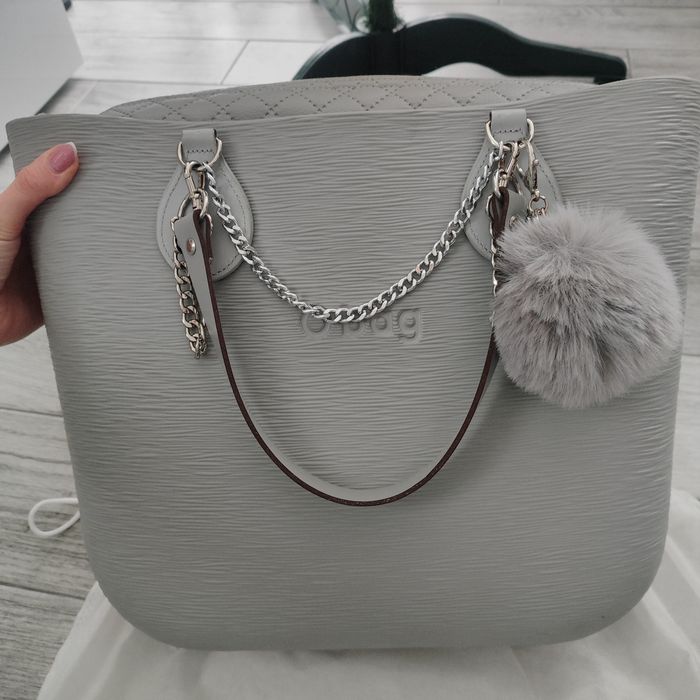 Obag standard szary grigio chiaro wavy