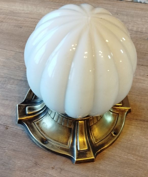 Plafon stara lampa sufitowa Art Deco