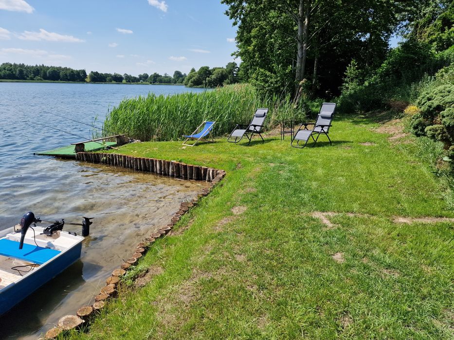 Domek nad jeziorem z własną linią brzegową jacuzzi  sauna  zwolnił się termin  PILNE 9.16/07/2026