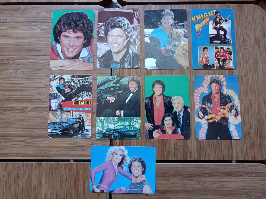 Lote de 9 Calendários * Série - O Justiceiro * Ano 1987