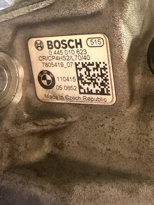 Bomba alta pressão BMW N57 30d/40d e90 e91 e92 e93 f10 f11 f01 x3 x4