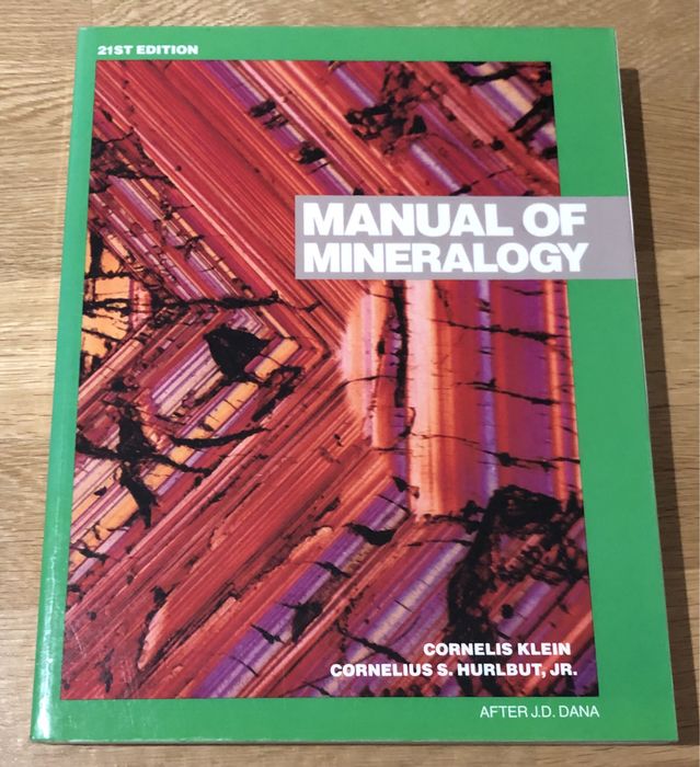 Manual of Mineralogy