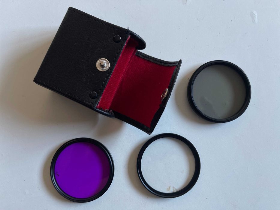 Kit com 3 Filtros UV de 55 mm
