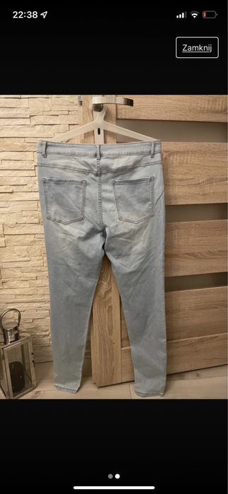 Dzinsy l/xl miekkie